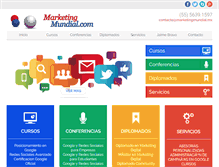 Tablet Screenshot of marketingmundial.com